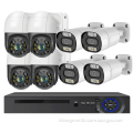 8CH Outdoor PTZ Network Camera Kit with POE NVR System
